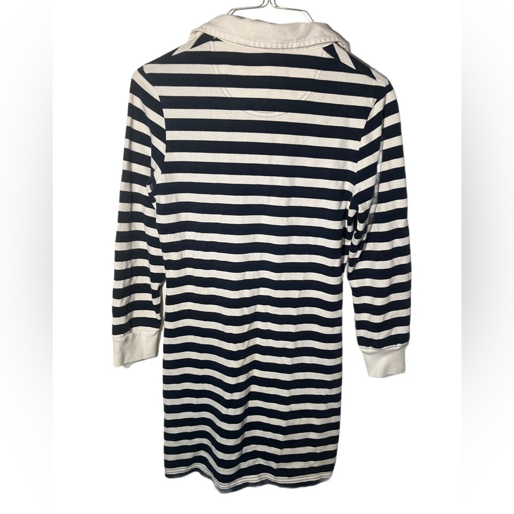 Jack Wills Striped Polo Dress in Navy and White Shirt One piece - Picture 2 of 3